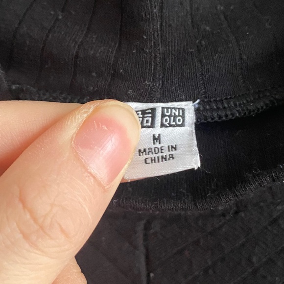 UNIQLO X ALEXANDER WANG Heattech Extra Warm Long-sleeve Bodysuit, Black, Size M - Picture 4 of 6